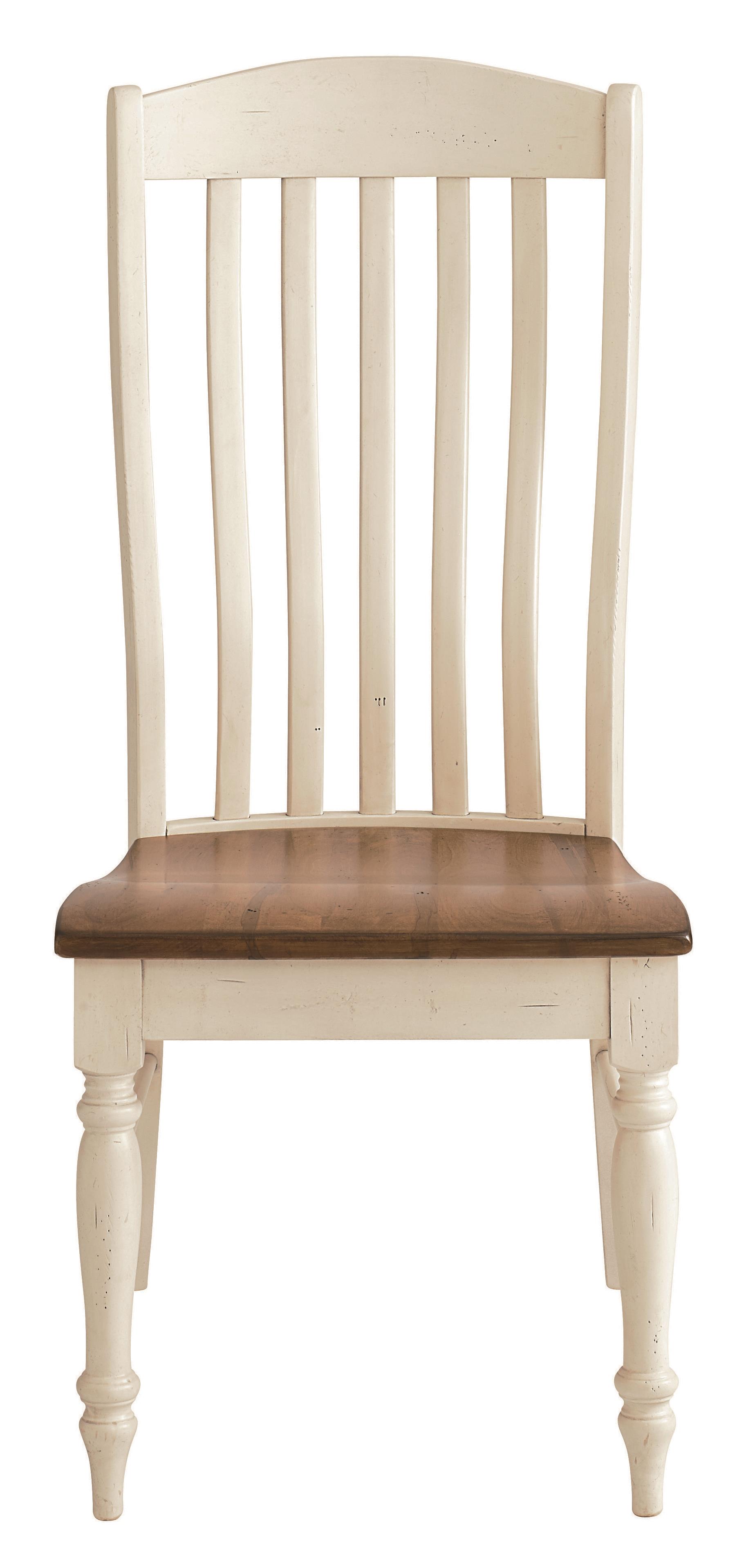 Bassett Bench Made Henry Side Chair with Classic Slat Back Darvin